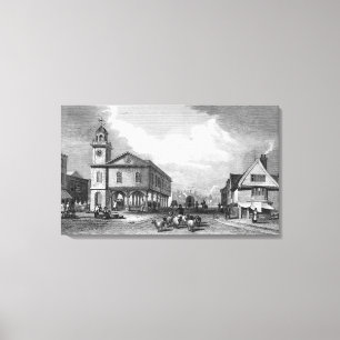 View of Faversham, Kent, 1832 Canvas Print