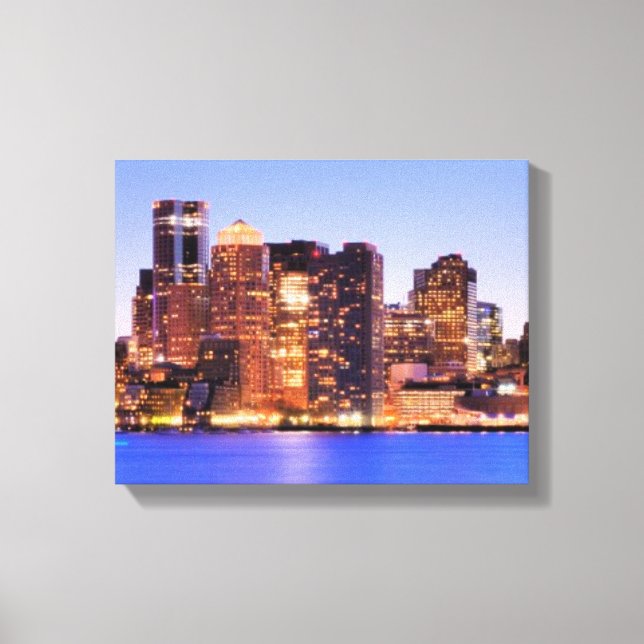 View of Financial District of downtown Boston Canvas Print (Front)