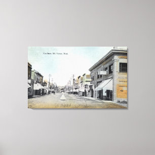 View of First Street 2 Canvas Print