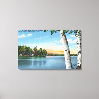 View of Fish Creek State Camping Grounds Canvas Print
