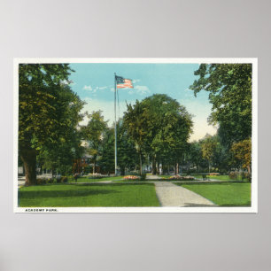 View of Flagpole at Academy Park Poster