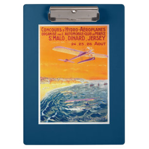 View of Float Planes in Air and Water Poster Clipboard