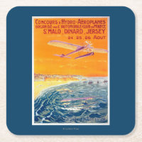 View of Float Planes in Air and Water Poster