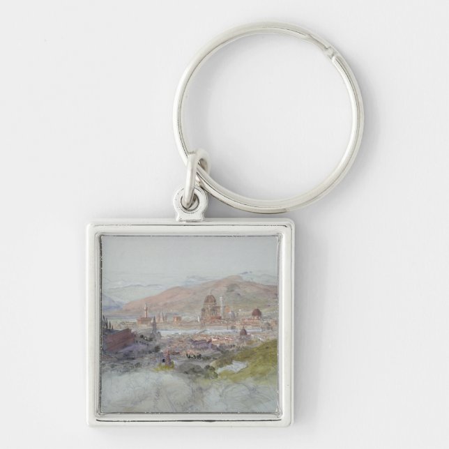 View of Florence, 1837-39 Keychain (Front)