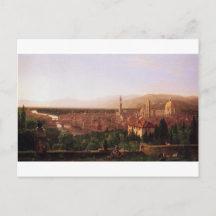 View of Florence from San Miniato by Thomas Cole Postcard