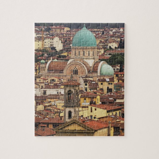 View of Florence, Italy from Piazza Jigsaw Puzzle (Vertical)