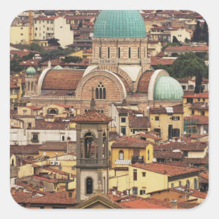 View of Florence, Italy from Piazza Square Sticker