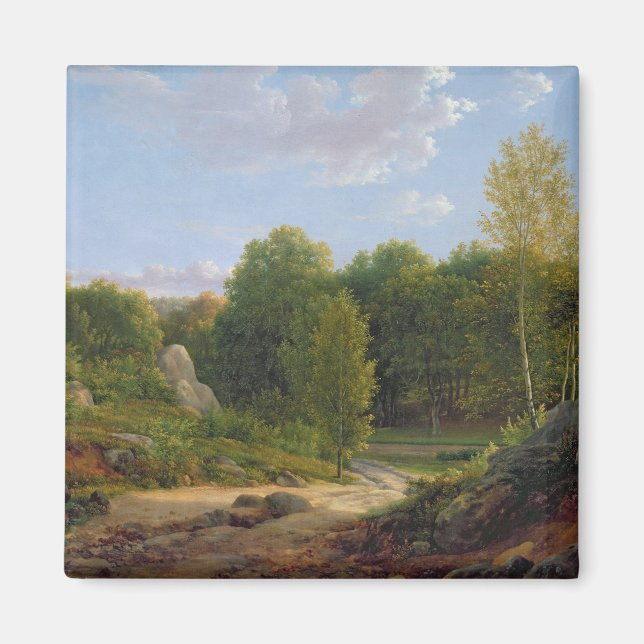 View of Fontainebleau Forest, 1829 Magnet (Front)