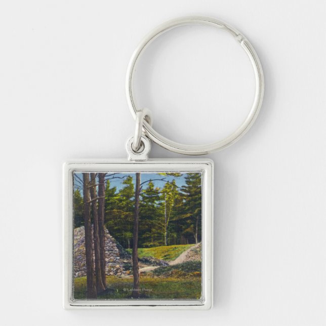 View of Fort George Keychain (Front)