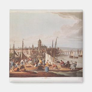 View of Frankfurt, 1814 Magnet