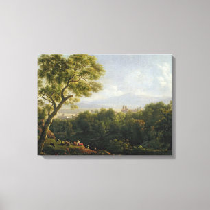 View of Frascati Canvas Print
