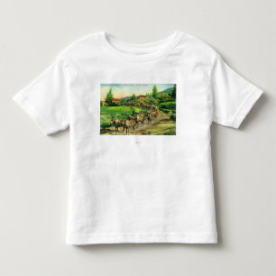 View of Freight Teams Hauling Bartlett Water Toddler T-shirt