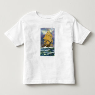 View of Frigate Constitution, Old Ironsides Toddler T-shirt