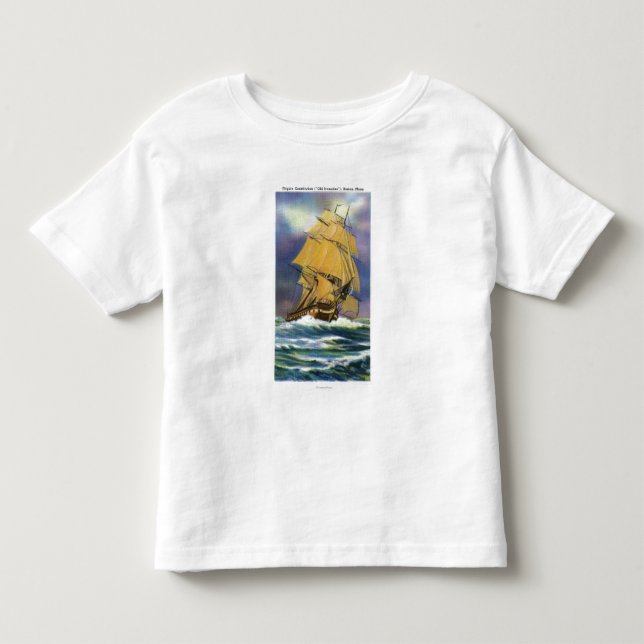 View of Frigate Constitution, Old Ironsides Toddler T-shirt (Front)
