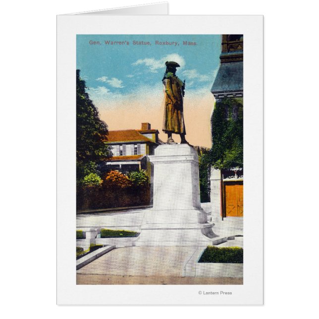 View of General Warren's Statue (Front)