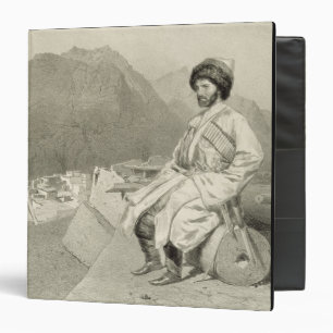 View of Ghimri and Portrait of Hadji-Mourad, plate Binder