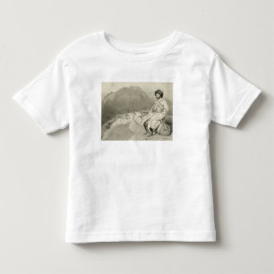 View of Ghimri and Portrait of Hadji-Mourad, plate Toddler T-shirt