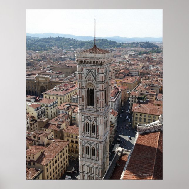 View of Giotto's Bell Tower (Campanile di Poster (Front)