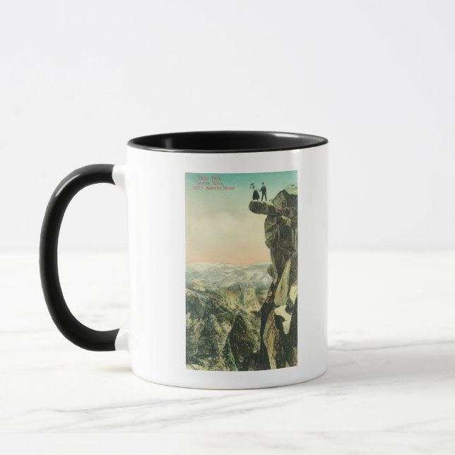 View of Glacier Point Looking Over Yosemite Mug (Left)