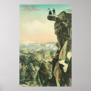 View of Glacier Point Looking Over Yosemite Poster