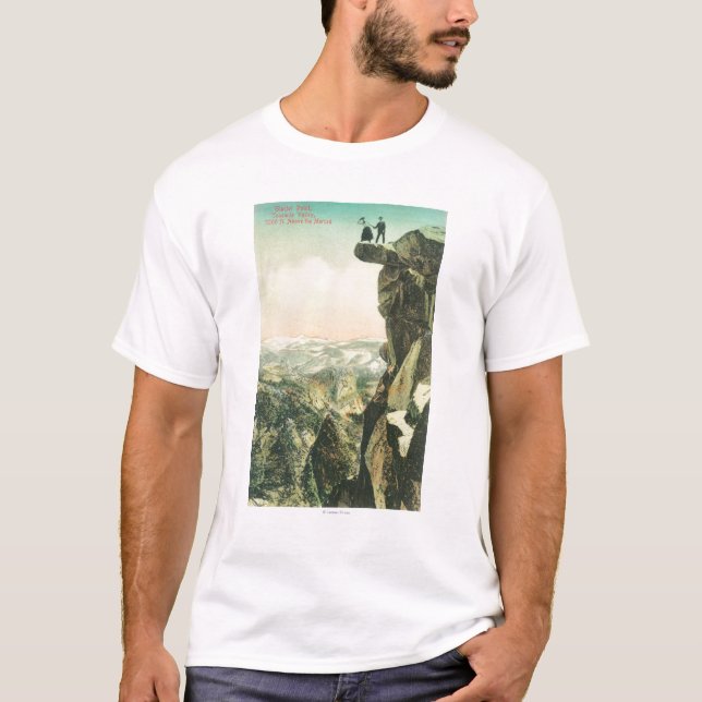 View of Glacier Point Looking Over Yosemite T-Shirt (Front)