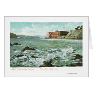 View of Golden Gate and Fort Point