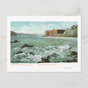 View of Golden Gate and Fort Point Postcard