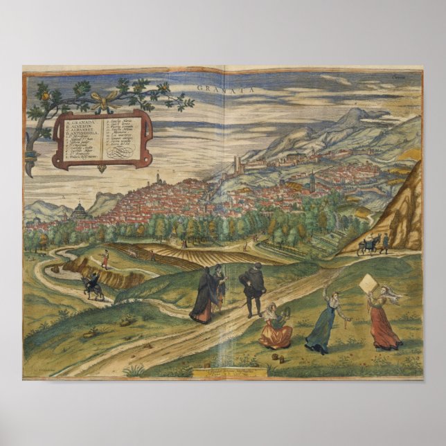 View of Granada Poster (Front)