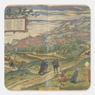 View of Granada Square Sticker