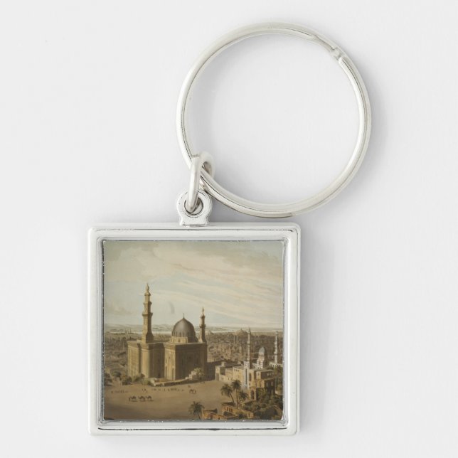View of Grand Cairo, engraved by Daniel Havell (17 Keychain (Front)