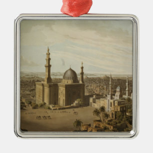 View of Grand Cairo, engraved by Daniel Havell (17 Metal Ornament