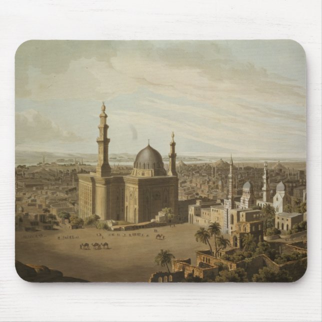 View of Grand Cairo, engraved by Daniel Havell (17 Mouse Pad (Front)
