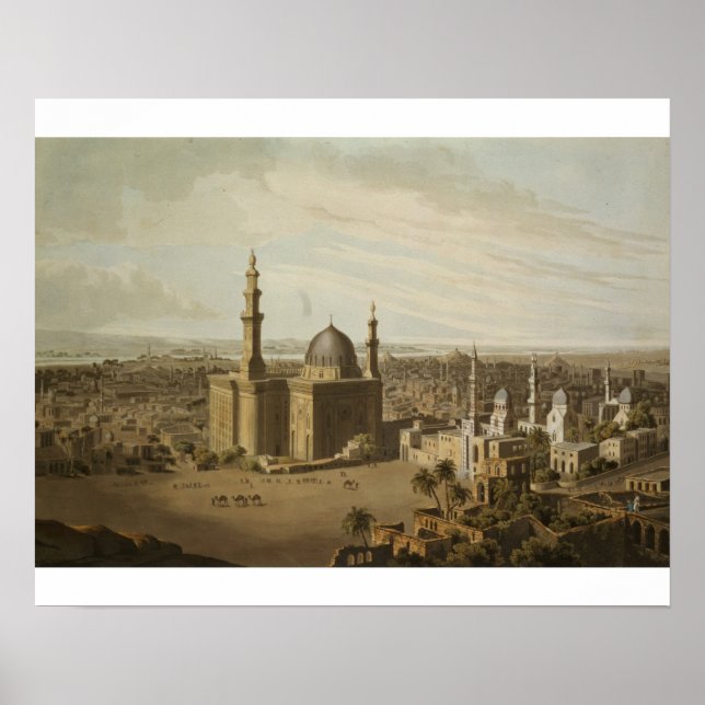 View of Grand Cairo, engraved by Daniel Havell (17 Poster (Front)
