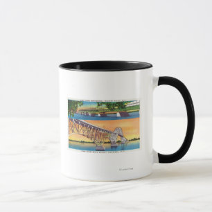 View of Grand Island North and South Bridges Mug
