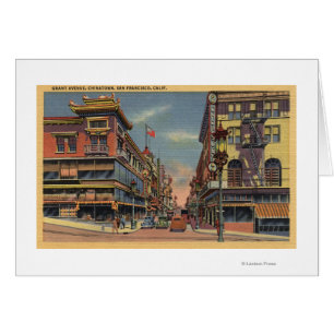 View of Grant Avenue, Chinatown