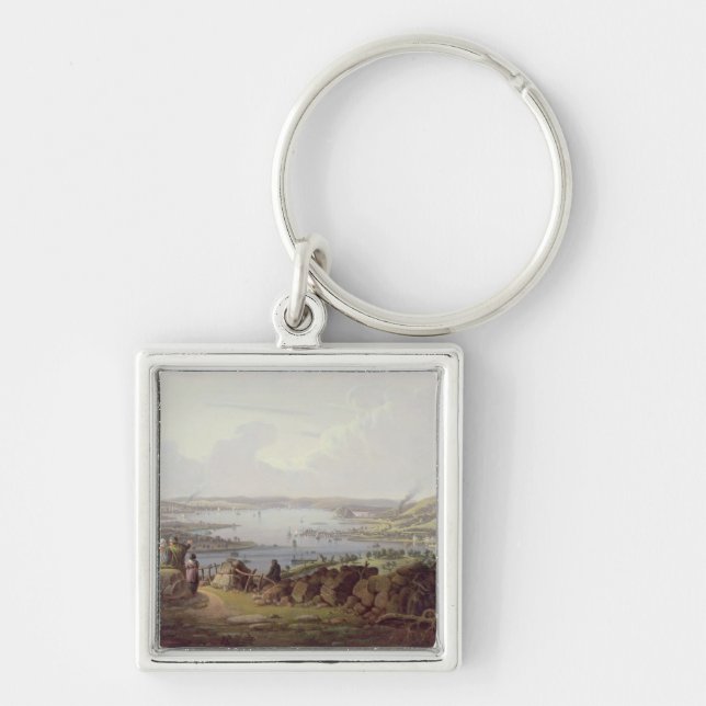 View of Greenock, Scotland Keychain (Front)