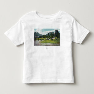 View of Guests on a Stroll through the Grounds Toddler T-shirt