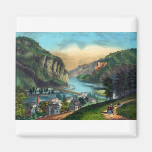 View of Harpers Ferry, Va. - 1907 Magnet