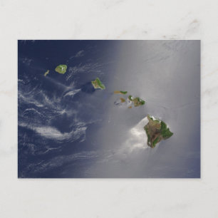 View of Hawaii from Space Postcard