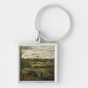 View of Highgate from Hampstead Heath, c.1834 Keychain