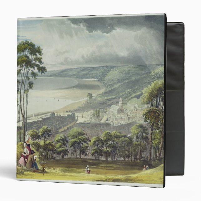 View of Honfleur, from 'Views on the Seine', engra Binder (Front/Inside)
