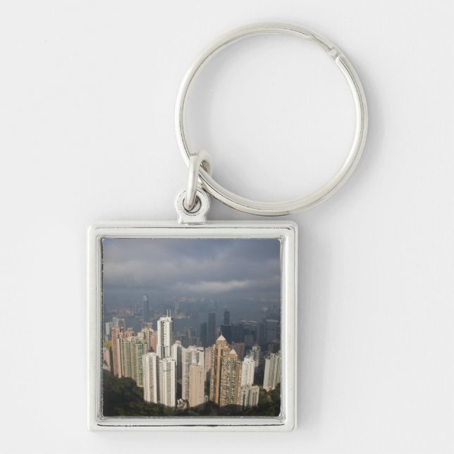View of Hong Kong from The Peak Keychain (Front)