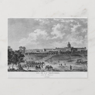 View of Hopital La Salpetriere Postcard