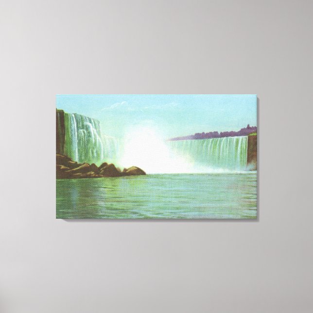 View of Horseshoe Falls Canvas Print (Front)