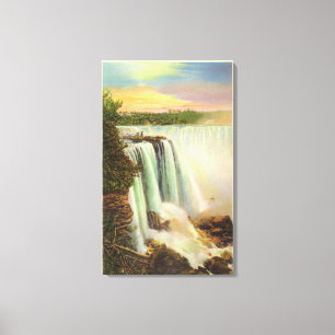 View of Horseshoe Falls from Goat Island Canvas Print