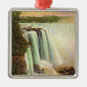 View of Horseshoe Falls from Goat Island Metal Ornament