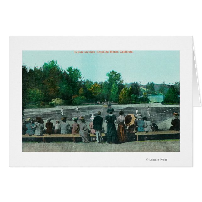View of Hotel del Monte Tennis Grounds (Front Horizontal)
