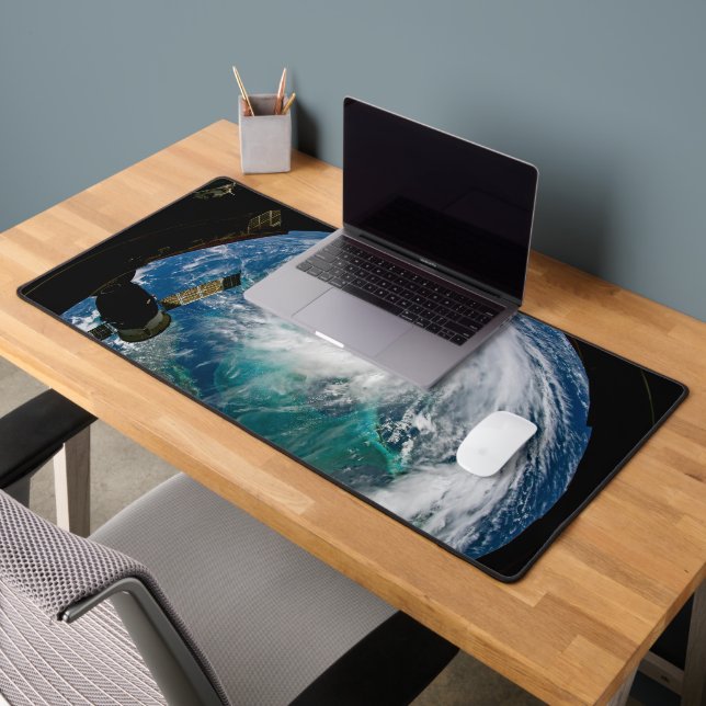 View Of Hurricane Dorian. Desk Mat (Office 2)