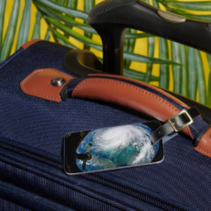 View Of Hurricane Dorian. Luggage Tag