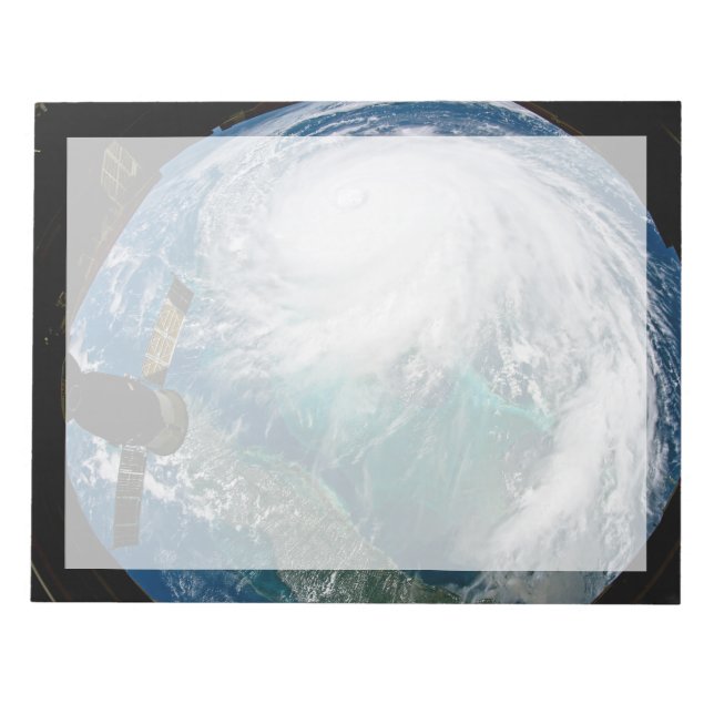 View Of Hurricane Dorian. Notepad (Front)